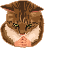 Cat with Hands Meme cursor
