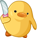 Duck With a Knife Meme pointer