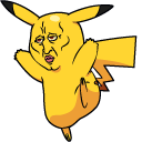Handsome Pikachu Meme pointer