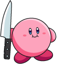 Kirby With A Knife Meme cursor