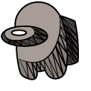 Muscle Building Pencil Comics Among Us Meme cursor