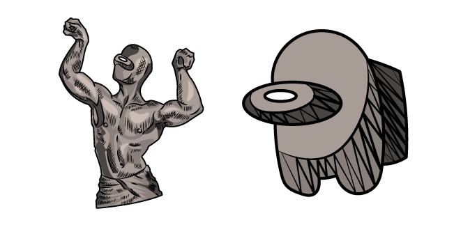 Muscle Building Pencil Comics Among Us Meme