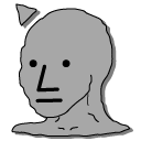 NPC Wojak and Angry Wojak Meme pointer