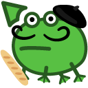 Peppa Pig French Frog Meme cursor