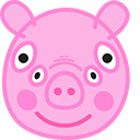 Peppa Pig Front View cursor
