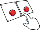 Press Button Hard Choice Meme pointer