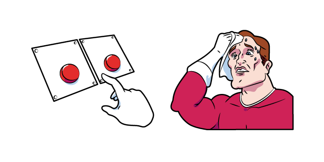 Press Button Hard Choice Meme