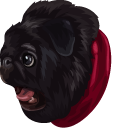 Pug and Present Bone Meme cursor