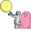 Running Away Balloon Meme cursor