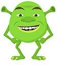 Shrek Wazowski cursor