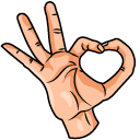 Thanks I Hate It Heart Hand Meme pointer