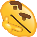 Thinking Emoji Meme pointer