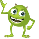 Two Eyed Mike Wazowski Meme pointer