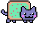Vaporwave Nyan Cat Meme cursor