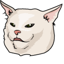 Woman Yelling at a Cat Meme cursor