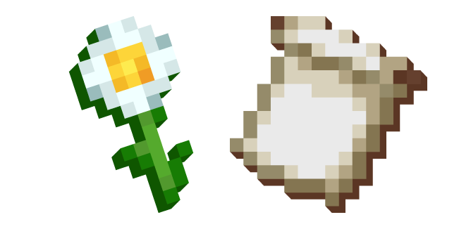 Minecraft Banner Pattern and Oxeye Daisy