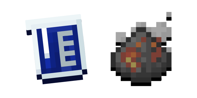 Minecraft Blue Beaker and Garbage Compounds