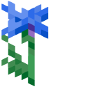 Minecraft Blue Dye and Cornflower cursor