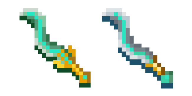 Minecraft Chill Gale Knife and Resolute Tempest Knife