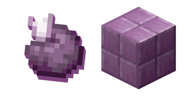 Minecraft Chorus Fruit and Purpur Block