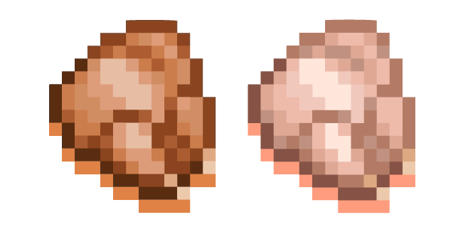 Minecraft Cooked Chicken and Raw Chicken