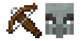 Minecraft Crossbow and Pillager