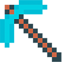 Minecraft Diamond Pickaxe & Steve pointer