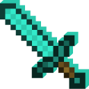 Minecraft Diamond Sword and Diamond pointer