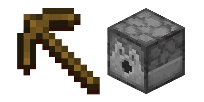 Minecraft Dispenser and Pickaxe