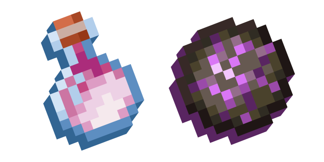 Minecraft Dragon's Breath and Dragon Fireball