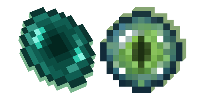 Minecraft Ender Pearl and Eye of Ender