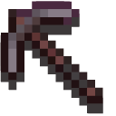 Minecraft Gilded Blackstone and Pickaxe pointer