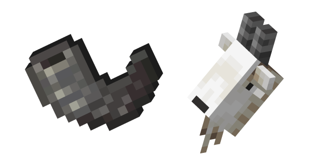 Minecraft Goat and Goat Horn