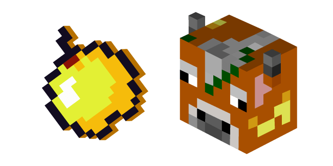 Minecraft Golden Apple Cow