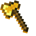 Minecraft Golden Axe and Birch Planks pointer