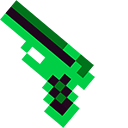 Minecraft Gun and Creeper pointer