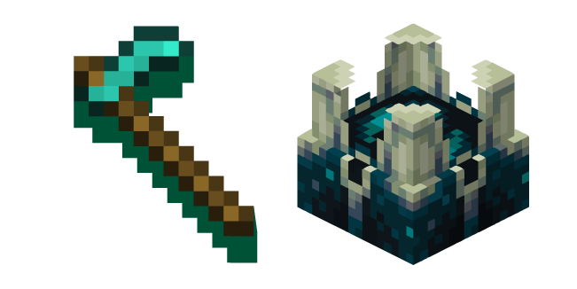 Minecraft Hoe and Sculk Shrieker