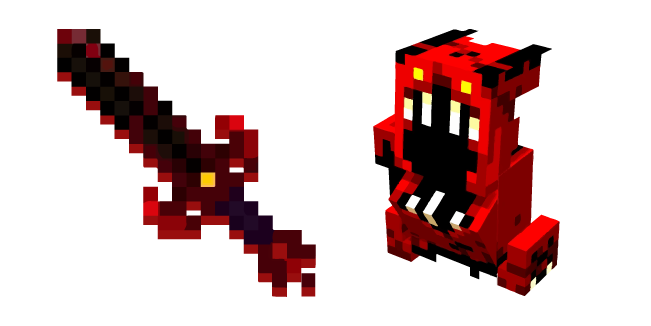 Minecraft Hungry Horror and Sinister Sword