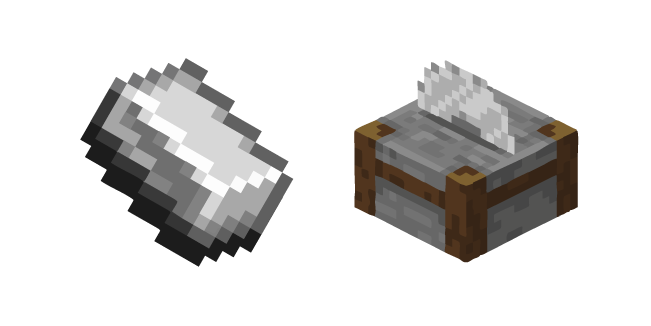 Minecraft Iron Ingot and Stonecutter