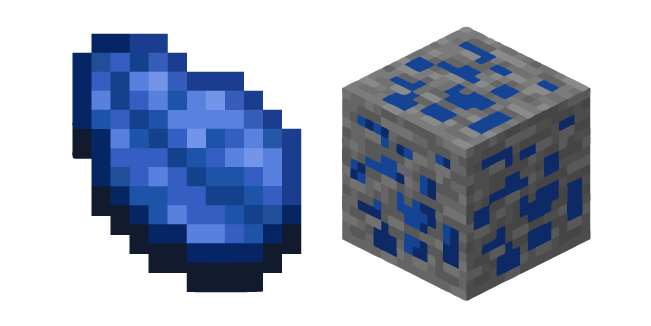 Minecraft Lapis Lazuli and Lapis Ore