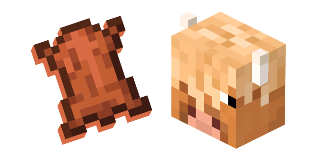 Minecraft Leather and Wooly Cow