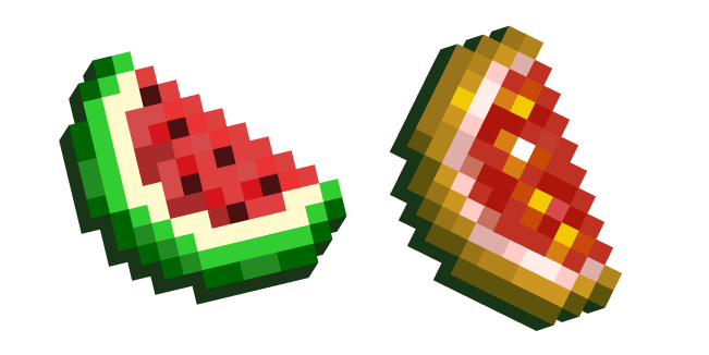 Minecraft Melon Slice and Glistering Slice