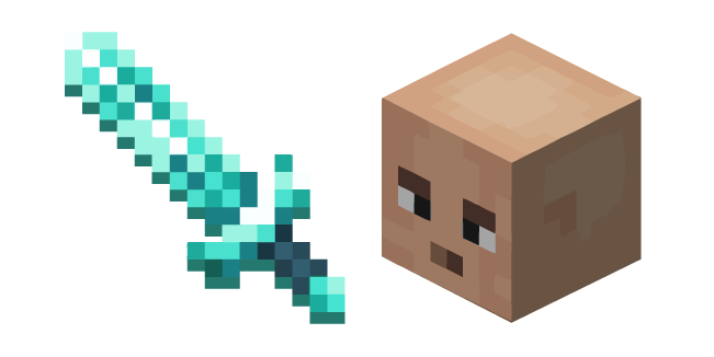 Minecraft Michael Stoyke and Diamond Sword