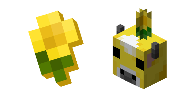 Minecraft Moobloom and Buttercup