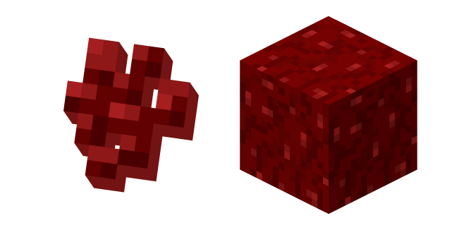 Minecraft Nether Wart and Block