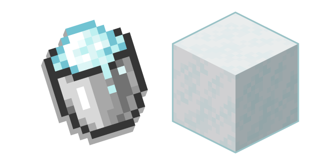 Minecraft Powder Snow and Bucket