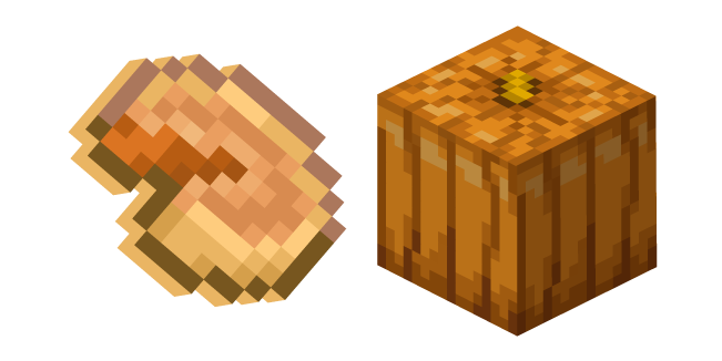 Minecraft Pumpkin and Pumpkin Pie