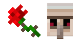 Minecraft Rose and Iron Golem