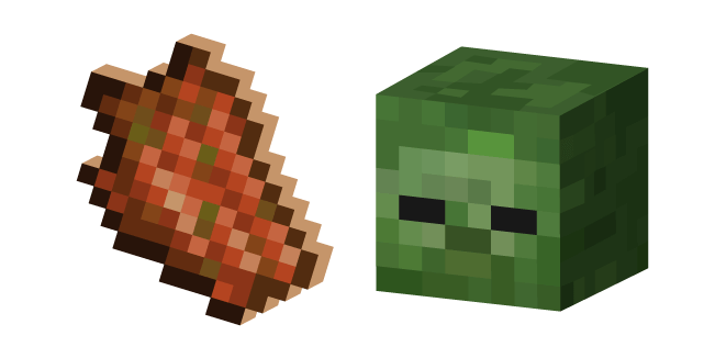 Minecraft Rotten Flesh and Zombie