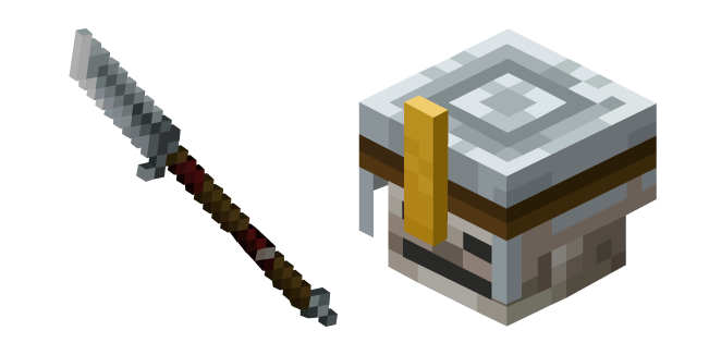 Minecraft Skeleton Vanguard and Glaive